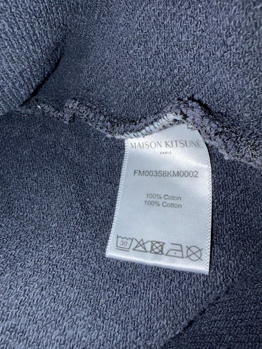 Maison Kitsune Mens Double Fox Head Patch Sweatshirt Size M - photo 4
