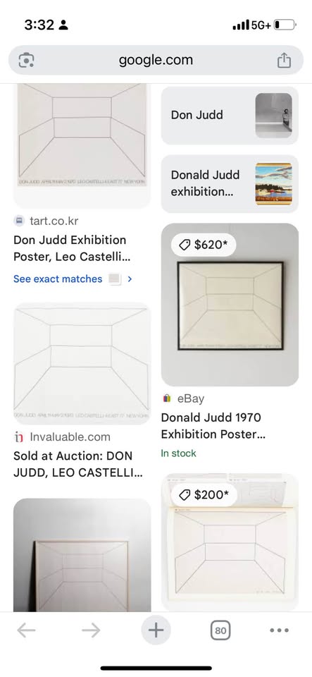 Judd Exhibition Poster - photo 5