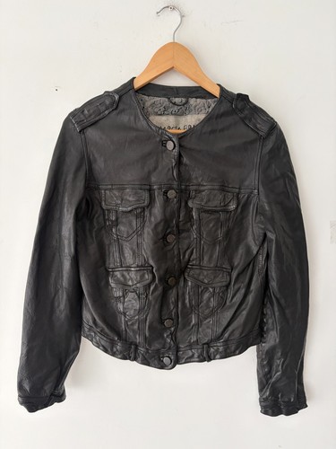 Giorgio Brato Women’s Leather Jacket Size 42