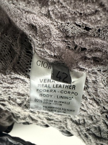 Giorgio Brato Women’s Leather Jacket Size 42 - photo 5