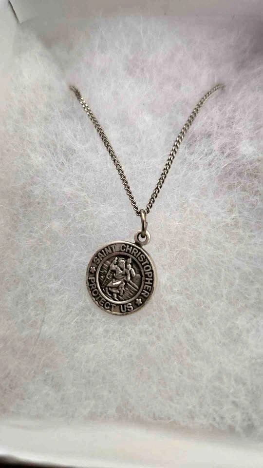 Religious Necklace Collection - Saint Christopher and Cross Pend