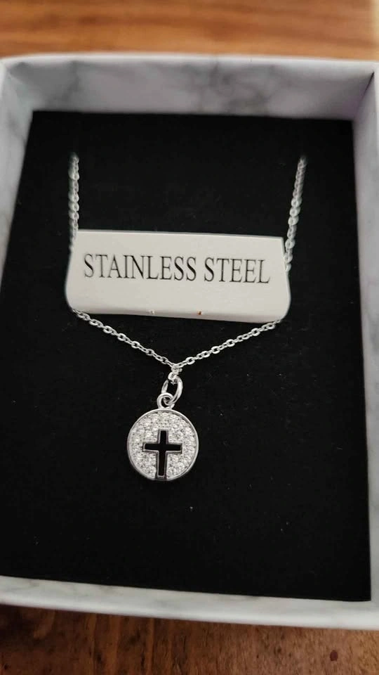 Religious Necklace Collection - Saint Christopher and Cross Pend - photo 2