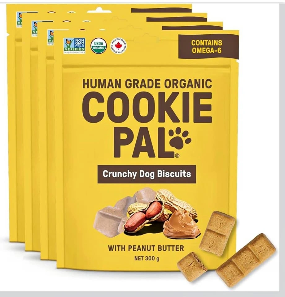 Pack of 4 – Cookie Pal Dog Biscuits – Peanut Butter – 4 x 300 g
