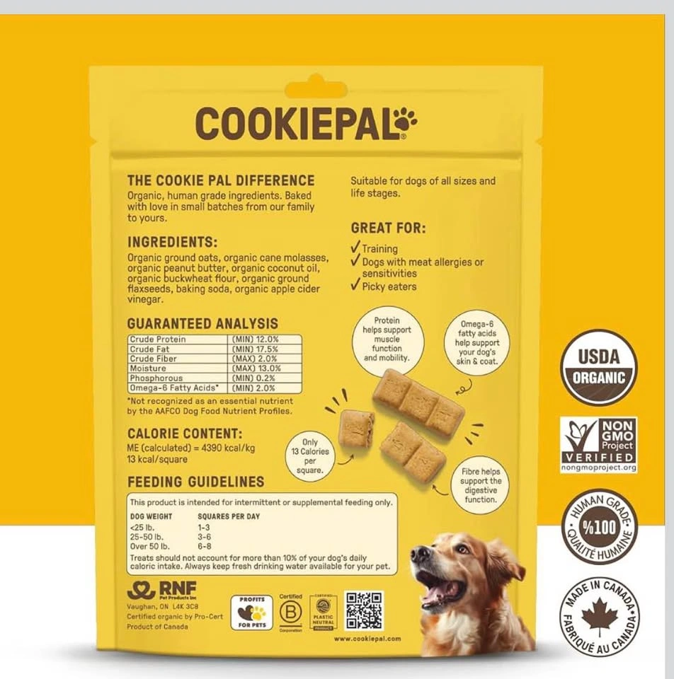 Pack of 4 – Cookie Pal Dog Biscuits – Peanut Butter – 4 x 300 g - photo 4