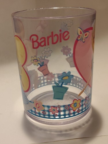 Vintage 90s Home Presence Barbie Cup Canada Montreal Plastic