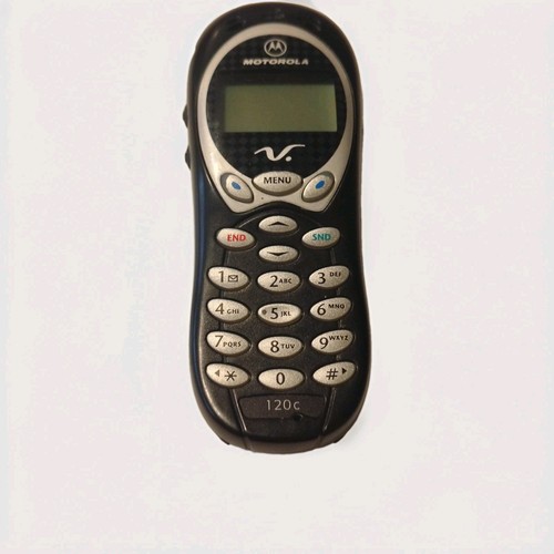 Motorola 120C Cell Phone Untested Missing Antenna Phone Only