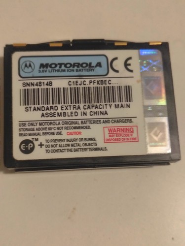 Vintage Motorola StarTAC Flip Cell 7867w Phone Black - Untested - photo 5