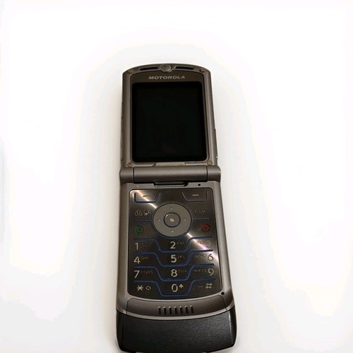 Motorola RAZR V3c Dark Grey Flip Phone Powers On - photo 2