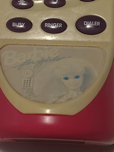 Vintage 1990s Mattel Barbie Walkie Talkie BE-100 Pink - photo 3