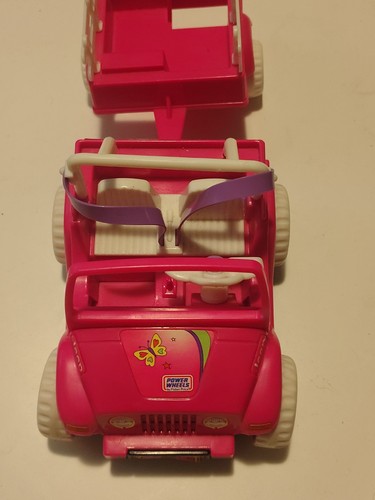 Barbie Kelly POWER WHEELS Jeep & Wagon Trailer For Tommy - photo 4