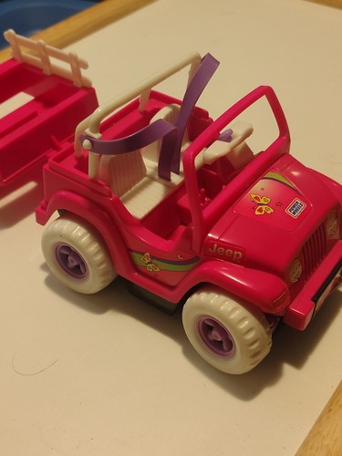 Barbie Kelly POWER WHEELS Jeep & Wagon Trailer For Tommy - photo 5