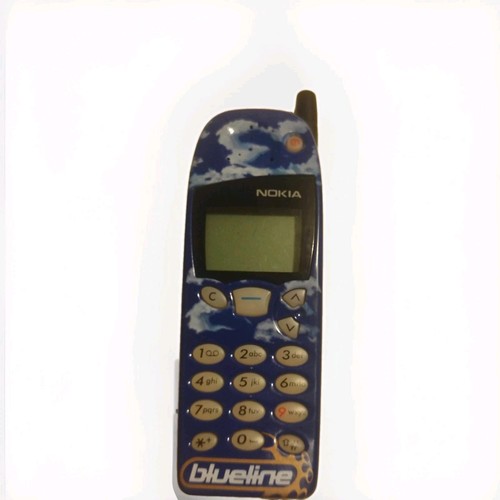 Nokia 5120 With Blueline Clouds Faceplate Untested Phone Only