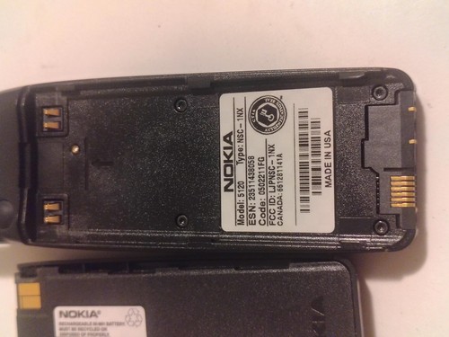 Nokia 5120 With Blueline Clouds Faceplate Untested Phone Only - photo 3