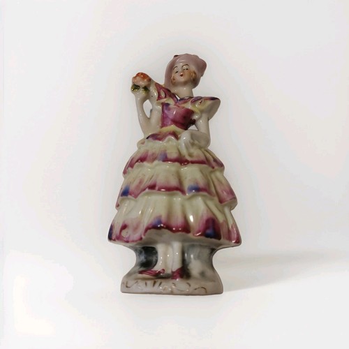 Vintage Occupied Japan Colonial Lady Porcelain Figurine Rare