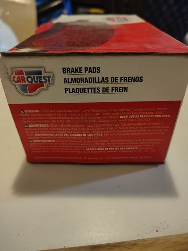 CARQUEST/Drive Works NAD924 - Disc Brake Pad Set only 1 Pair - photo 3