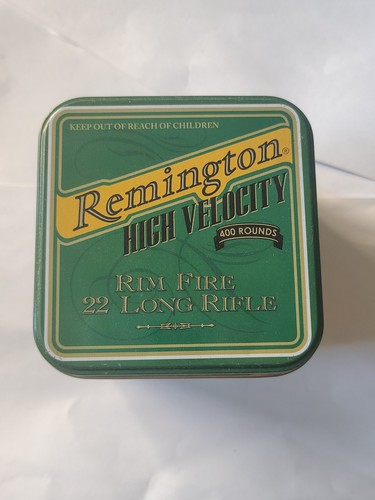 2002 Remington 400 Rounds 22 Rimfire Long Rifle Tin