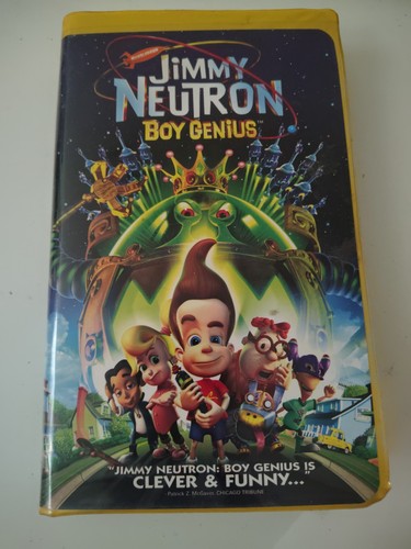 Jimmy Neutron: Boy Genius (VHS, 2002, Clam Shell)