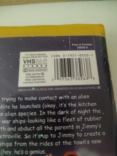 Jimmy Neutron: Boy Genius (VHS, 2002, Clam Shell) - photo 3