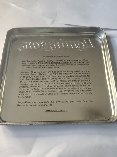 Remington 'ducks' Licensed Collectible Tin Enger Kress - photo 4