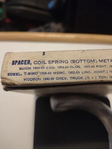Heavy Duty Coil Spring Spacers 3/8" Vintage Part 7970 - photo 5