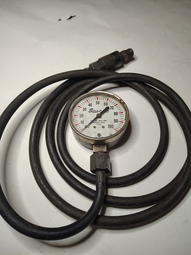 Vintage Snapon Pressure Gauge 22814-1 Out Of Transmission Kit