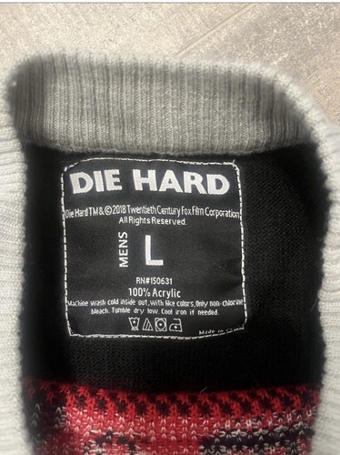 Die Hard Ugly Sweater Mens Large Yippe Ki Yay Mother F**cker - photo 2