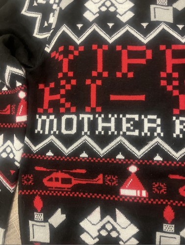 Die Hard Ugly Sweater Mens Large Yippe Ki Yay Mother F**cker - photo 4