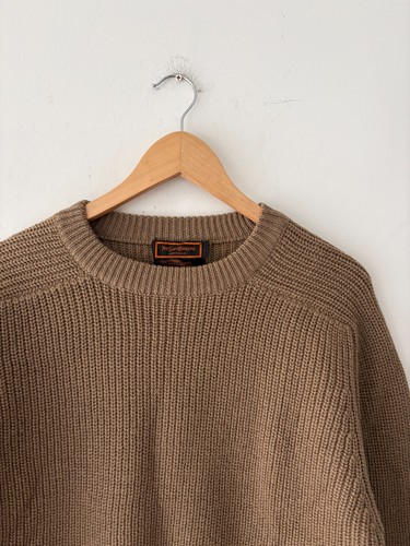 Vintage Yves Saint Laurent Sportswear Wool Cable Knit Mens Sweat - photo 2