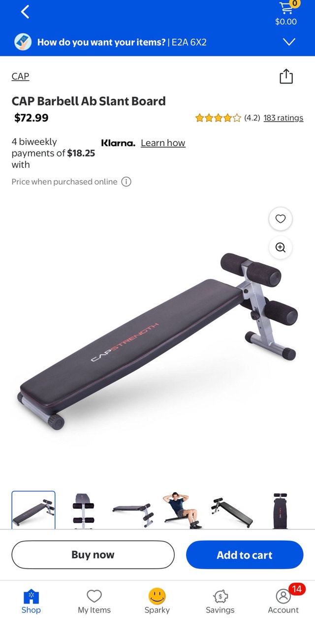CAP Strength FM-CS701 Ab Slant Board