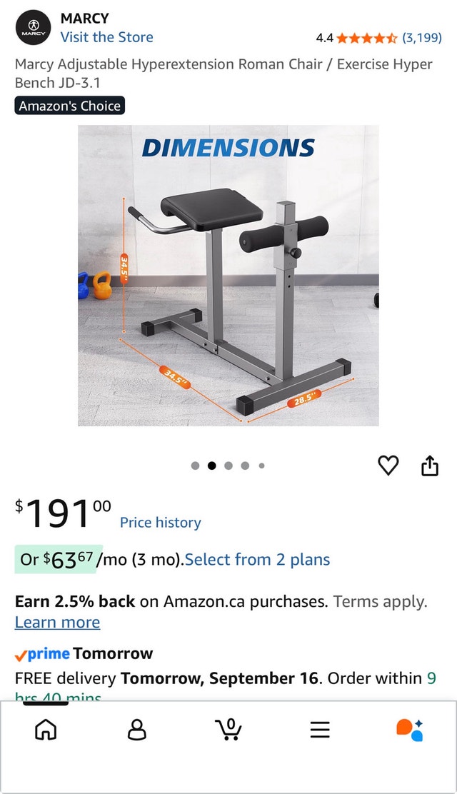 Marcy JD-3.1 Roman Chair / Hyperextension Bench - photo 2
