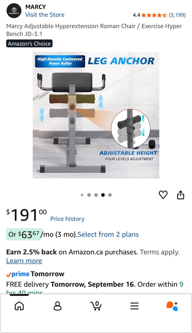 Marcy JD-3.1 Roman Chair / Hyperextension Bench - photo 5