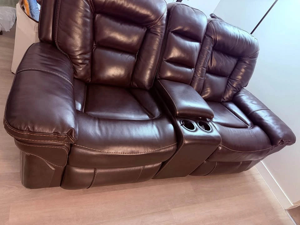Loveseat - Genuine Leather - photo 3