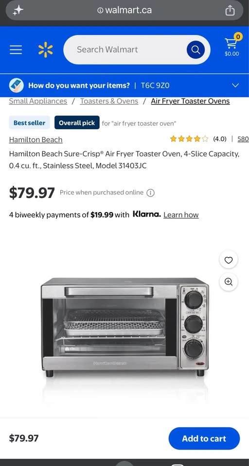 Hamilton Beach Air Fryer - photo 2