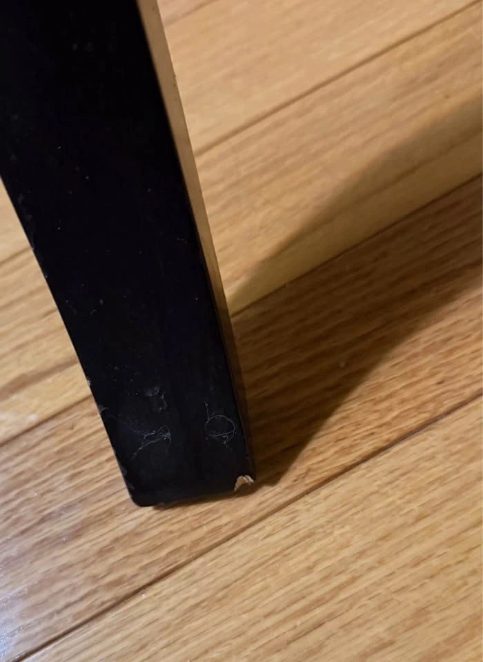 Round Dark Brown Solid Wood Accent Table - photo 5