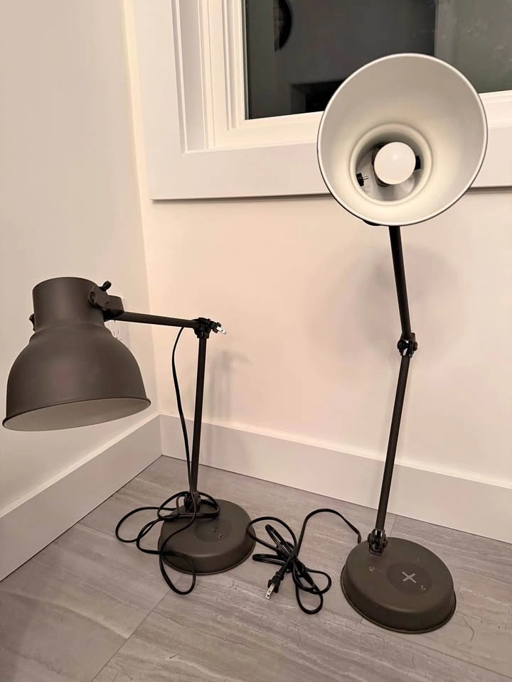 IKEA HEKTAR Work Lamps with Wireless Charging