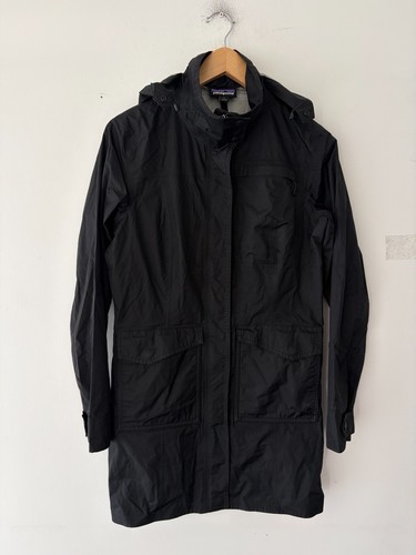 Patagonia Women’s Torrentshell City Coat Long Rain Jacket Black