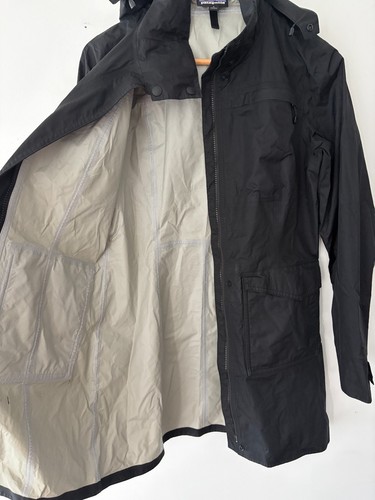 Patagonia Women’s Torrentshell City Coat Long Rain Jacket Black - photo 5