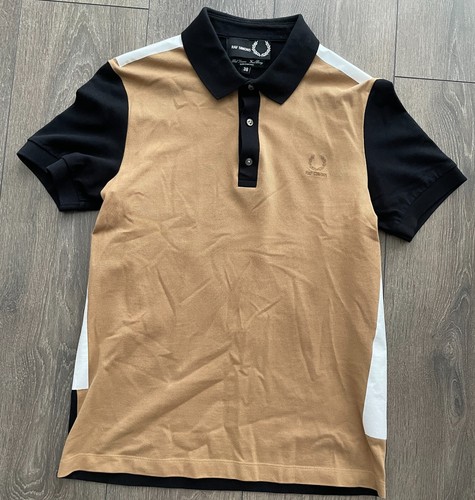 Fred Perry x Raf Simons Tape Detail Pique Polo Size 38