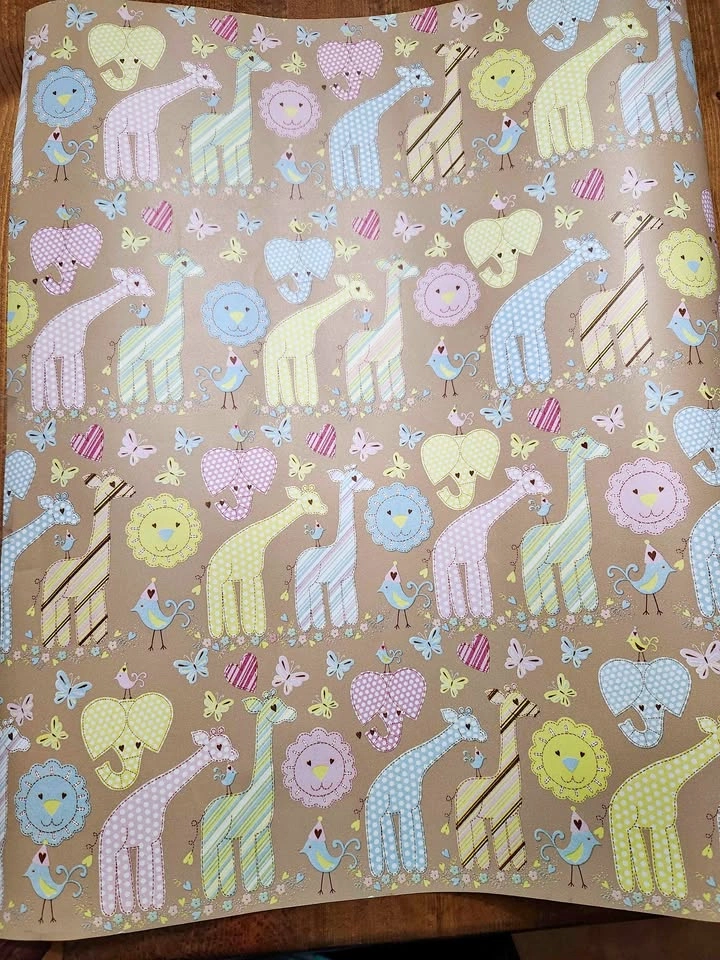 Baby wrapping paper