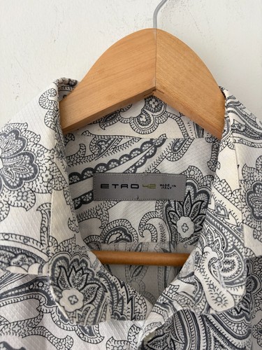 Etro Paisley Button Up Long Sleeve Shirt Size 42 - photo 3