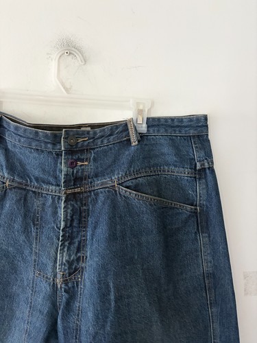 Vintage Marithe Francois Girbaud Baggy Denim Shorts Size 36 - photo 2