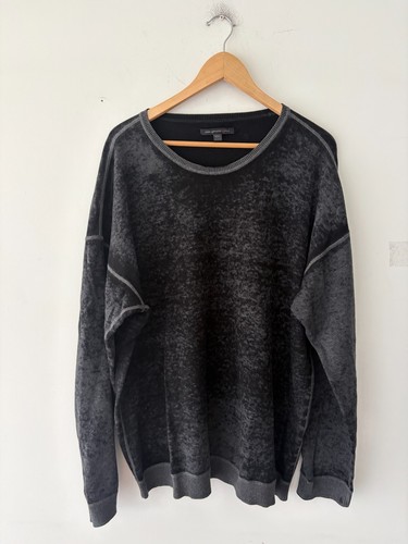 John Varvatos Crewneck Washed Sweater Men’s Size XXL