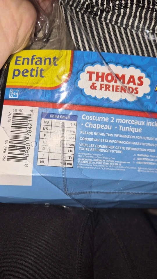 Thomas the train kids costume - photo 2
