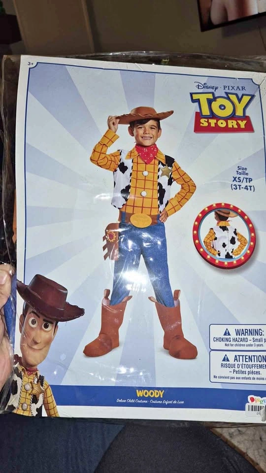 Kids woody costume 3-4