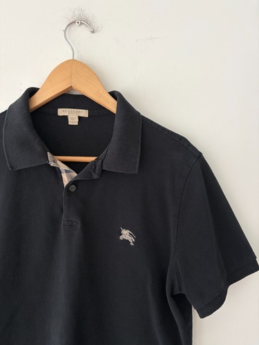 Burberry Brit Novacheck Polo Shirt Black Size M - photo 2