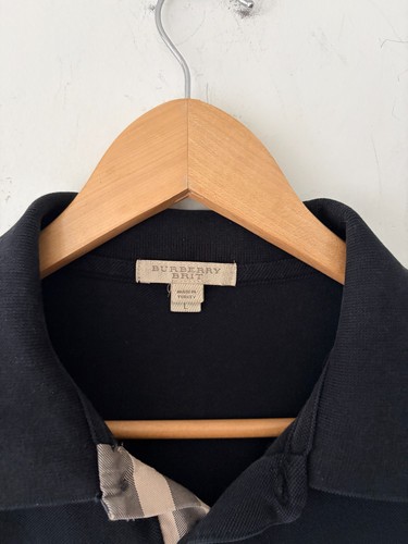 Burberry Brit Novacheck Polo Shirt Black Size M - photo 3