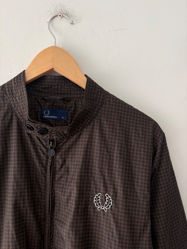 Fred Perry Mens Plaid Windbreaker Jacket Size M - photo 2