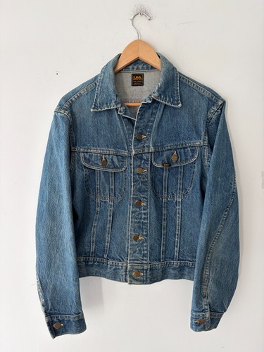 Vintage Lee Riders Women's Denim Trucker Jacket PATD 153438 Size