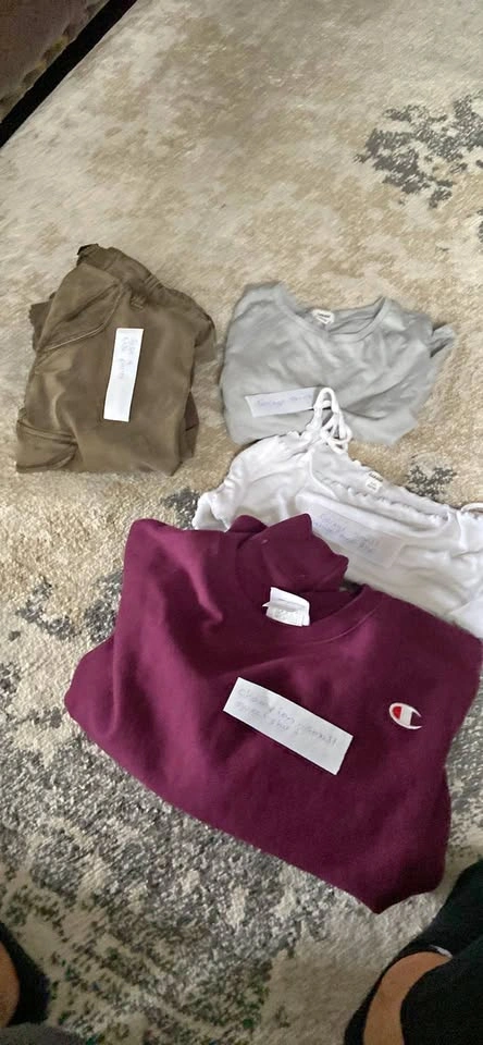 Champion sweat shirt and other clothes 4 items