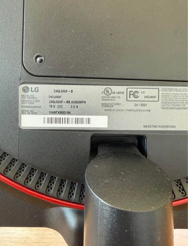 24" gaming monitor - photo 3